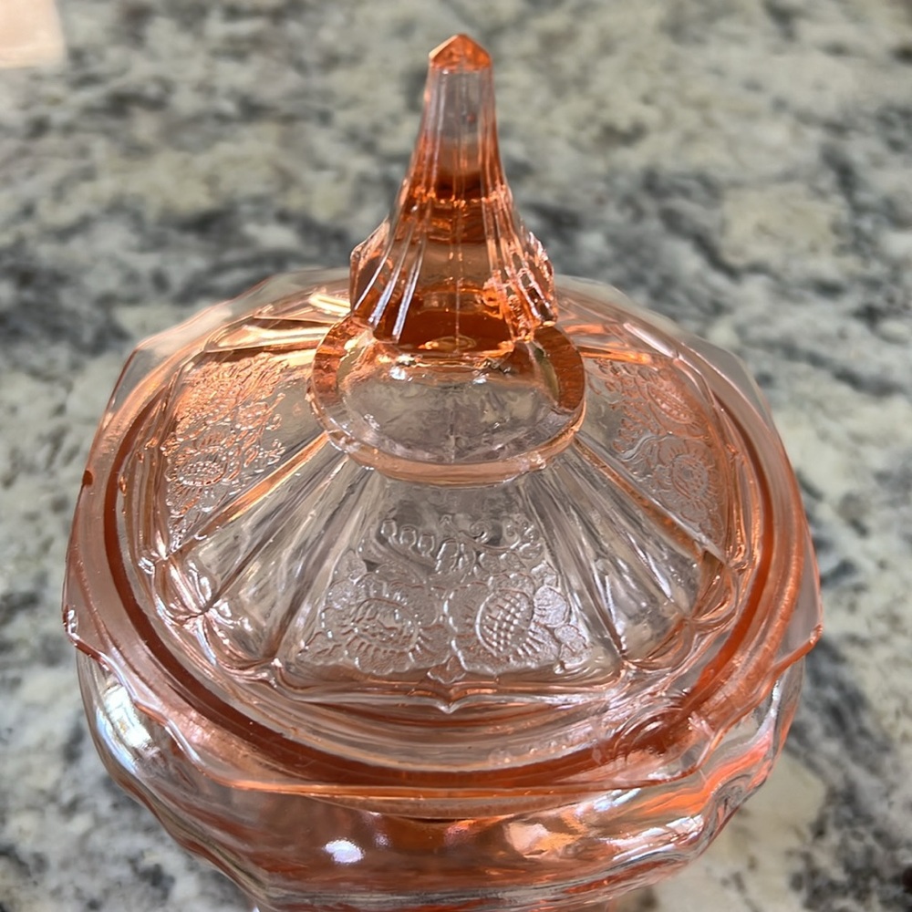 Vintage Depression Glass Mayfair Candy Dish - Picture 12 of 12